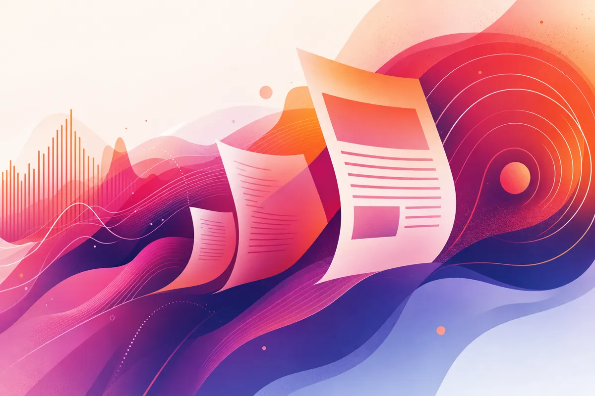 Áudio se transformando em matéria publicada — a passagem de transcrição para conteúdo pronto